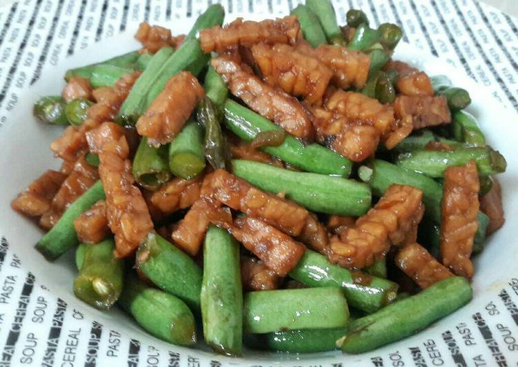Image result for tumis tempe buncis cookpad