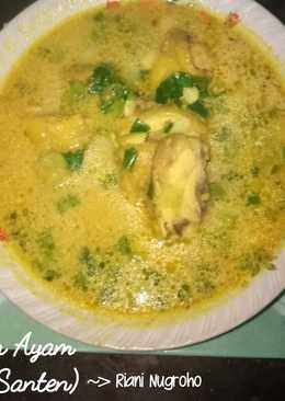 Opor Ayam Bumbu kuning (NO Santen)