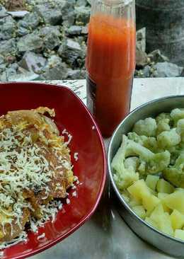 Telur sehat makaroni