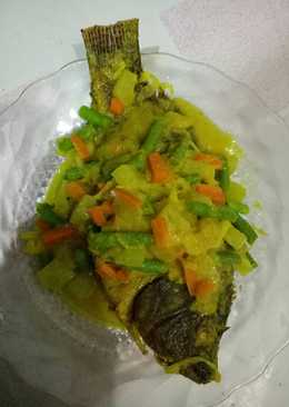 Nila sari bumbu acar kuning (pesmol ikan nila)