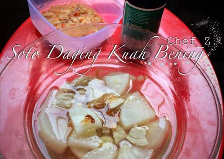 Resep Soto Daging Kuah Bening Oleh Z'Kitchen
