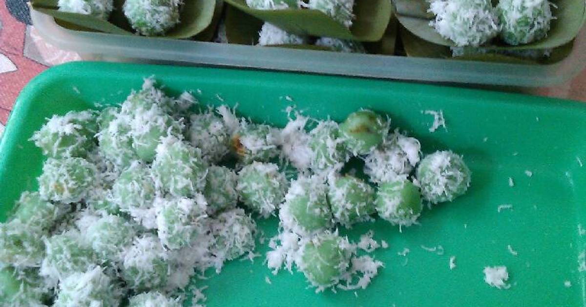 Resep si onde yg imut/ klepon tanpa kapur sirih Resep si onde yg imut/ klepon tanpa kapur sirih