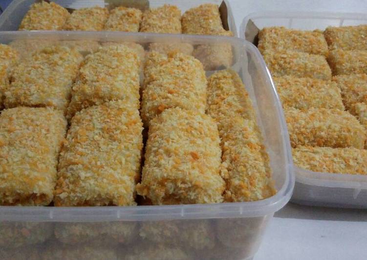 resep lengkap untuk Risoles Ayam Tahu Pedas