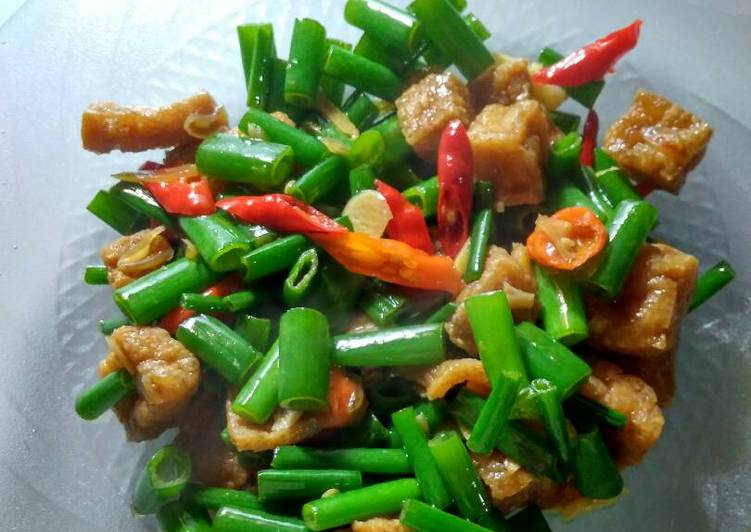 Resep Tumis bunga bawang tahu By Rianti