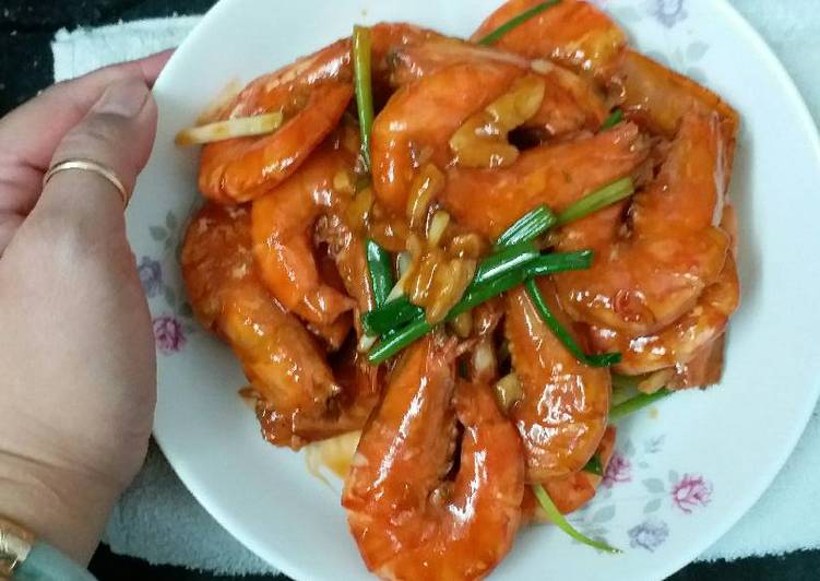 resep masakan Udang goreng asam manis