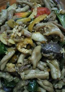 Tumis Usus Cabe Hijau