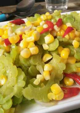 Tumis Pare Jagung Manis