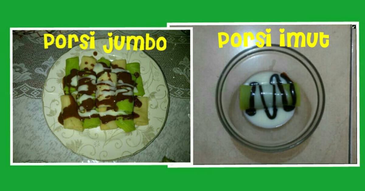 Resep Dadar Gulung Siram Vla tanpa isi .... tanpa TELUR Resep Dadar Gulung Siram Vla tanpa isi .... tanpa TELUR