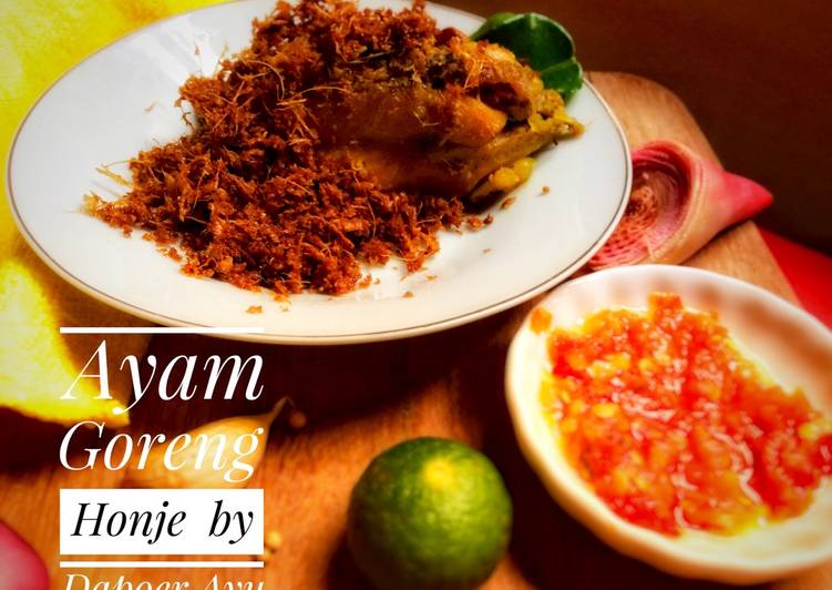 resep Ayam Goreng Honje