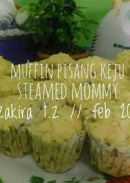 Muffin pisang keju steamed amii kia