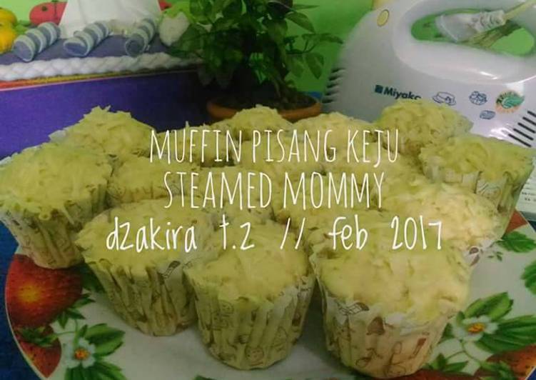 gambar untuk resep makanan Muffin pisang keju steamed amii kia