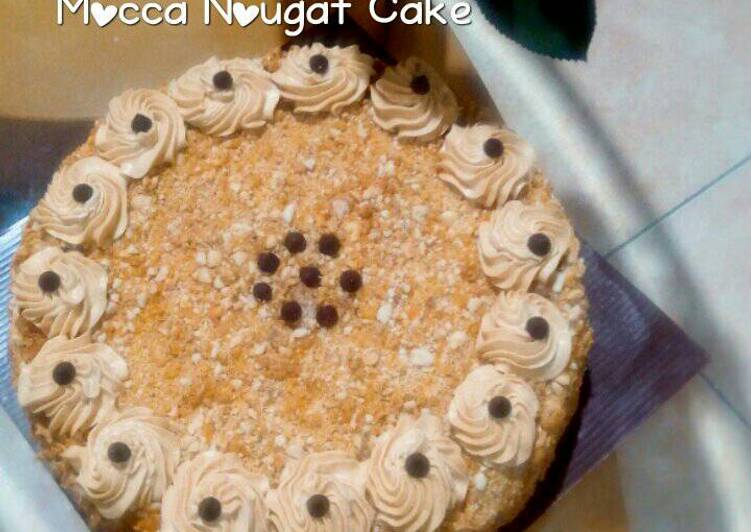 gambar untuk resep makanan Mocca Nougat Cake (Kukus) - ?? Lembutttttt ??