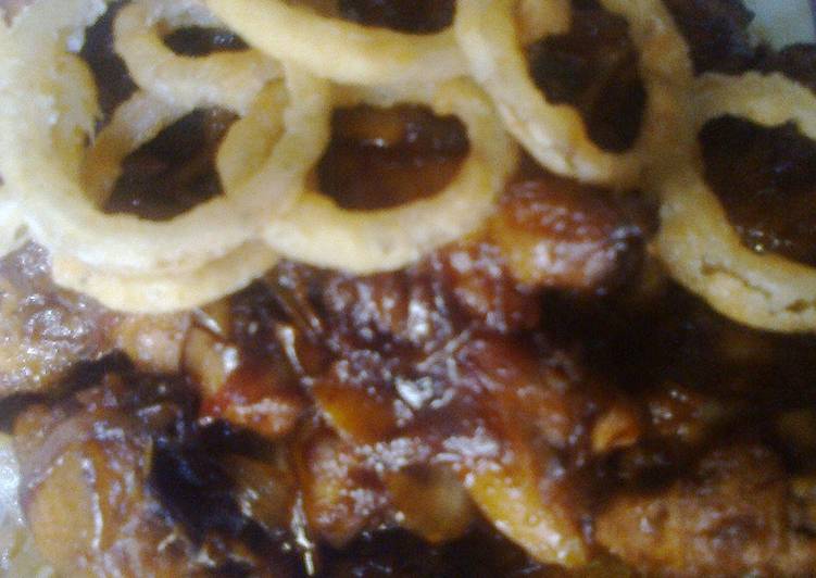 resep lengkap untuk Ayam kecap ginger with Onion ring