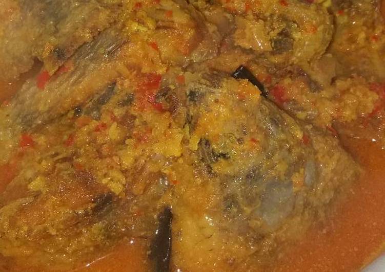 resep masakan Gulai ikan nila merah goreng