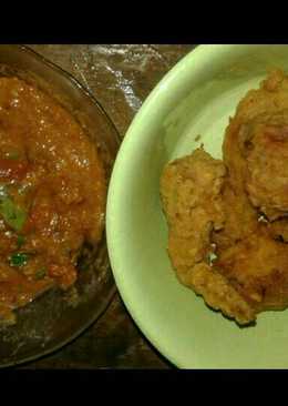 Ayam crispy + sambal kacang kemangi ðð