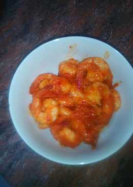 Udang sambal balado bumbu sederhana dan mudah