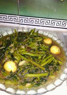 Tumis kangkung telur puyuh