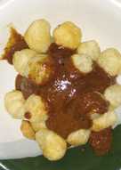 Cimol saus kacang