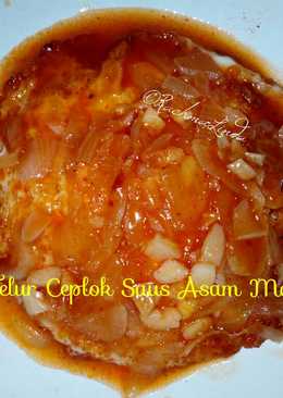 Telur Ceplok Saus Asam Manis