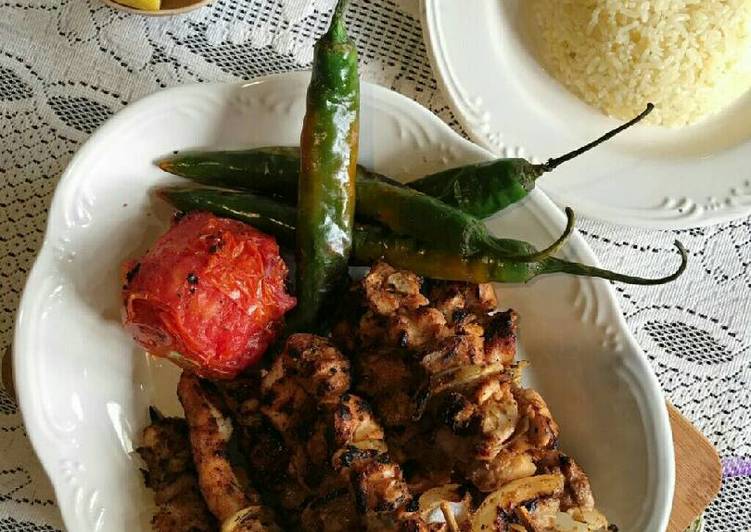 resep makanan Chicken Shish Kebab