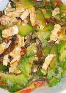 Tumis Pare dan Tempe