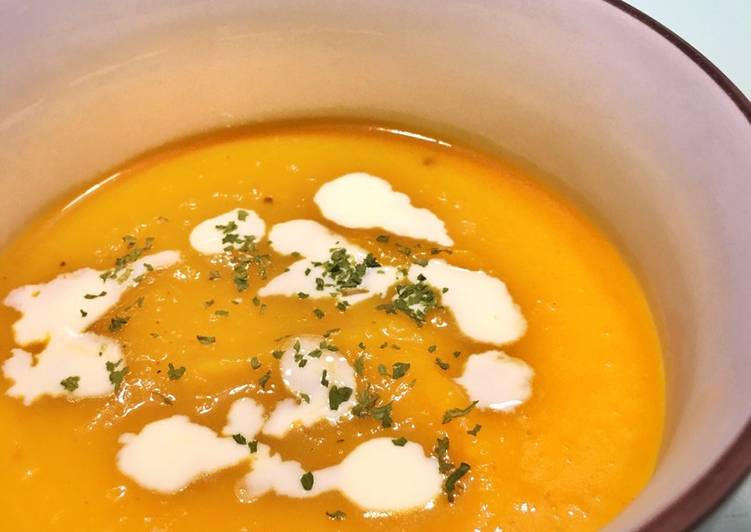 gambar untuk cara membuat Pumpkin Soup