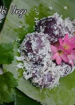 Klepon ubi ungu