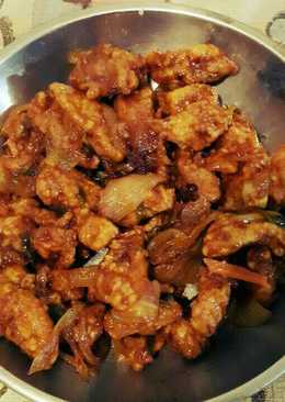 Ayam goreng crispy saos asam manis simple