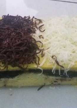 Cheese cake lapis coklat kukus