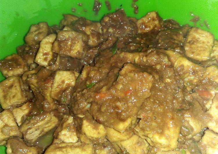 gambar untuk resep Tahu bumbu kacang