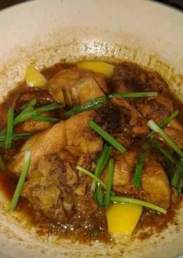 Ayam kecap lemon (no minyak no msg)