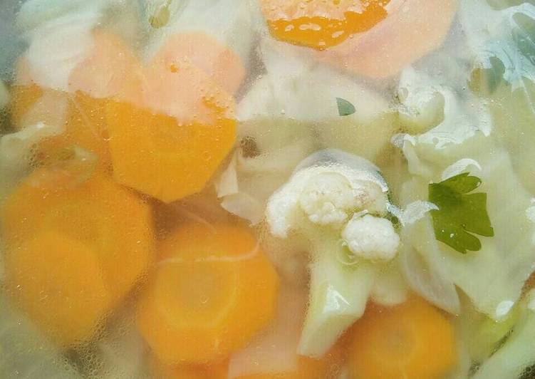 resep masakan Sayur sop bening