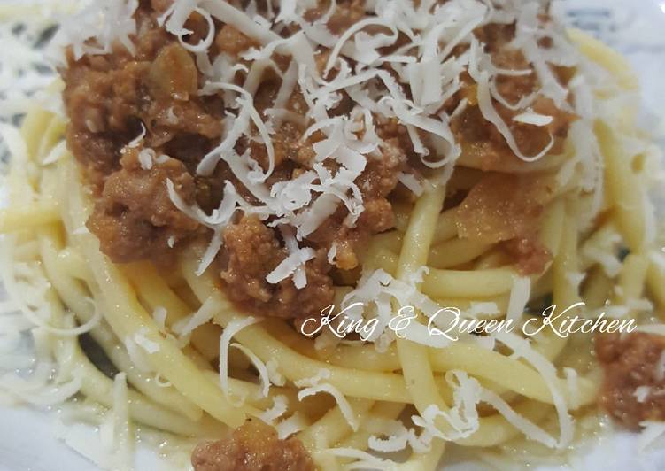 resep makanan Spaghetti Bolognaise enak ??