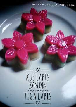 Kue Lapis Santan Tiga Lapis