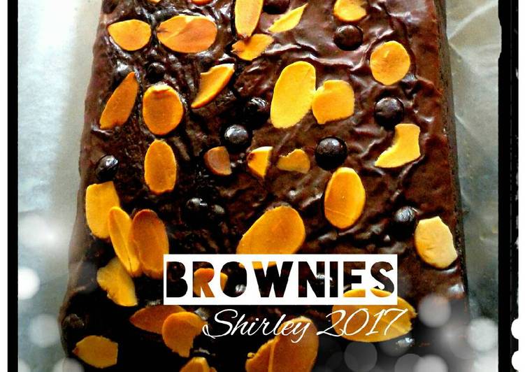 bahan dan cara membuat Brownies panggang