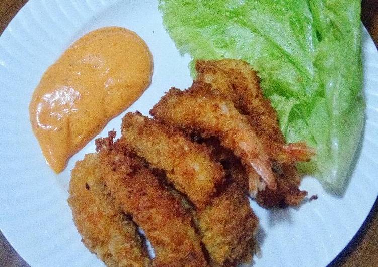 resep lengkap untuk Crispy Udang Tempura