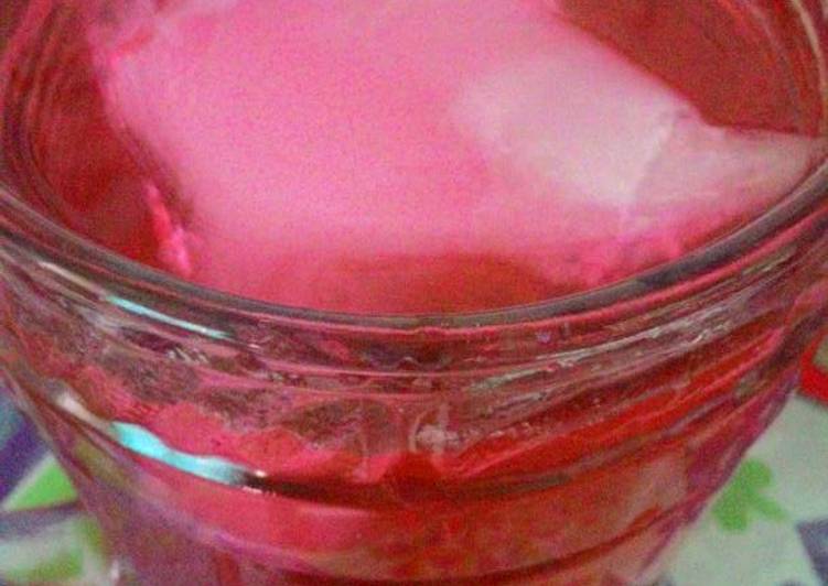 Resep Es sirup rasa frambozen Oleh St fat