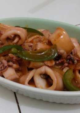 Cumi saus mentega ala dinimuch