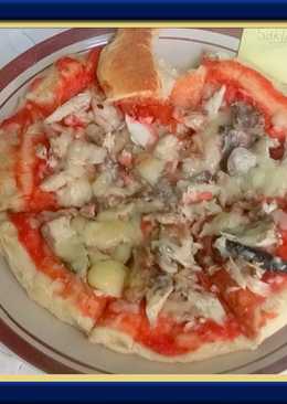 Pizza teflon Â ikan tuna (praktis anti gagal)