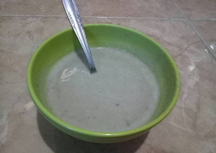 gambar untuk cara membuat Oat milk with fruit 15mo makanan sehat untuk si kecil ??