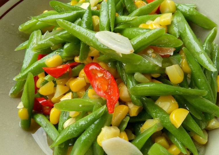 Hasil gambar untuk tumis buncis jagung manis