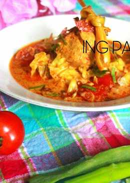 Tongseng ayam kuah santan pedas