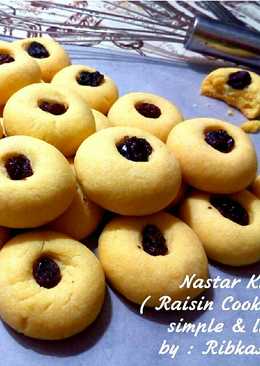 Nastar Kismis / Raisin cookies (No mixer)