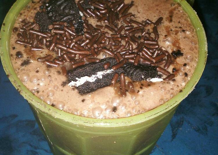 resep masakan Chocolatos Milkshake Oreo