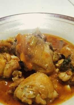 Ayam saus pedas