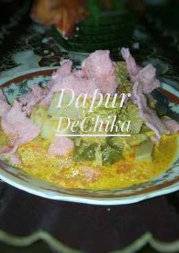 Lontong gulai nangka(cubadak)