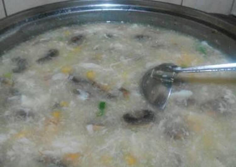 Resep Corn soup Dari Pamella Maldita
