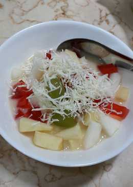 Salad Buah Yaqult Keju