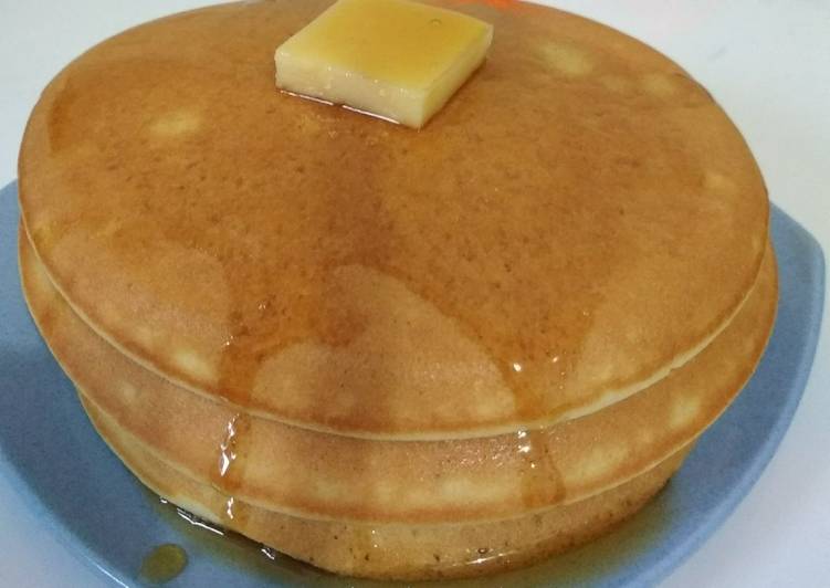 Resep Pluffy perfect pancake Kiriman dari susi juniarti