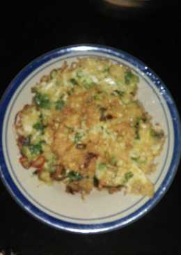 Telur dadar mie